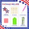 15 Pcs 4th of July Star Diamond Art Keychains Kits Memorial Day Patriotic Diamond Painting Red White Blue Ornaments Independence Day Diamond Key Chains Gems Art for Adults Kids Teens Craft